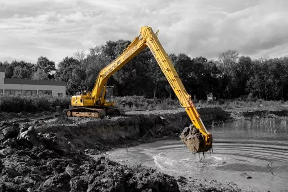 Длиннорукий Komatsu PC300LC