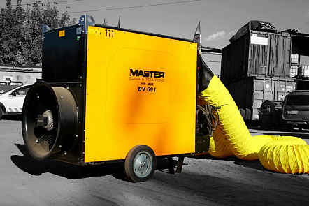 Дизельная тепловая пушка непрямого нагрева 220 кВт  MASTER BV 690 FS в аренду фото 